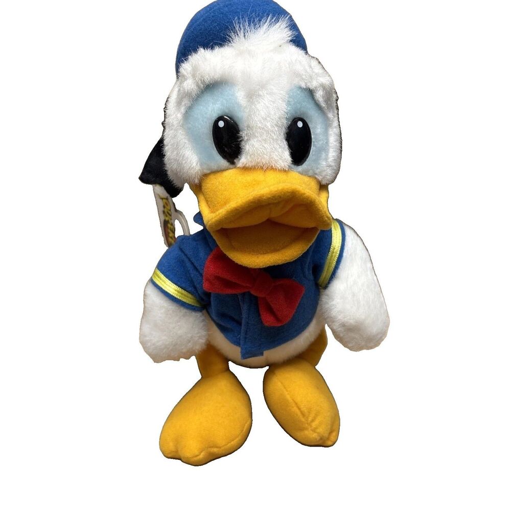 Vintage Walt Disney World Donald Duck Plush New With Tag 12" Mouseketoys